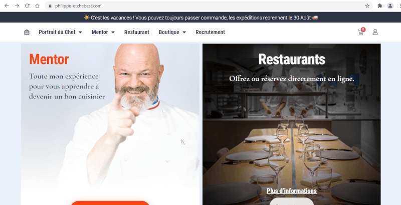 Exemple de site internet Exemple de site internet